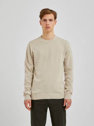 Bertoni Sweater 'Jonas' in Beige: front