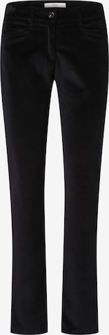 BRAX Regular Bundfaltenhose in Schwarz: predná strana