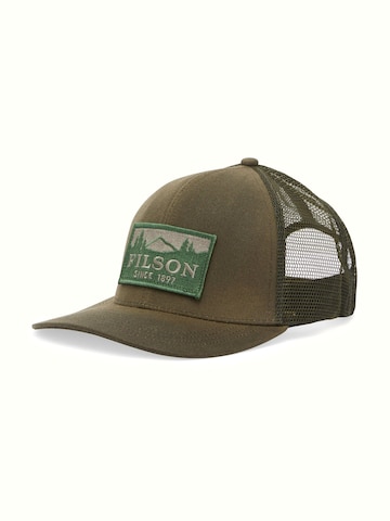 Cappello da baseball 'Logger Mesh Cap Otter Green' di Filson in verde: frontale