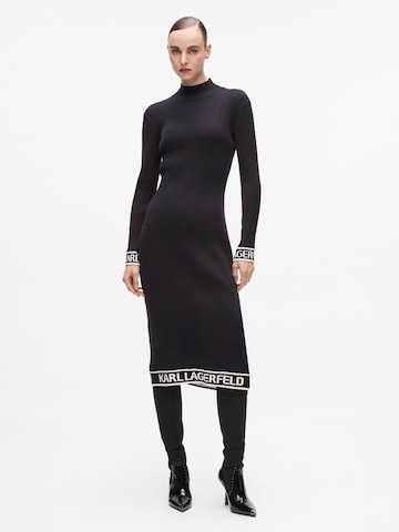 Karl Lagerfeld Knit dress in Black: front