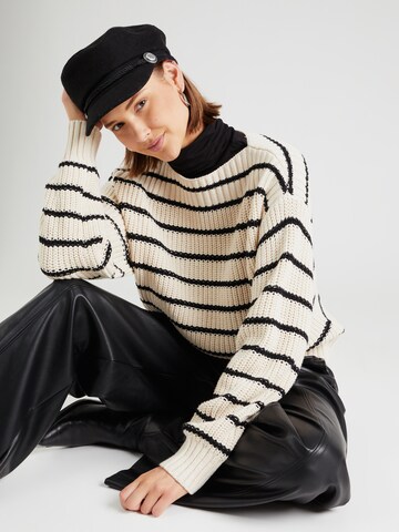 Pull-over 'NMLIMA' Noisy may en beige : devant