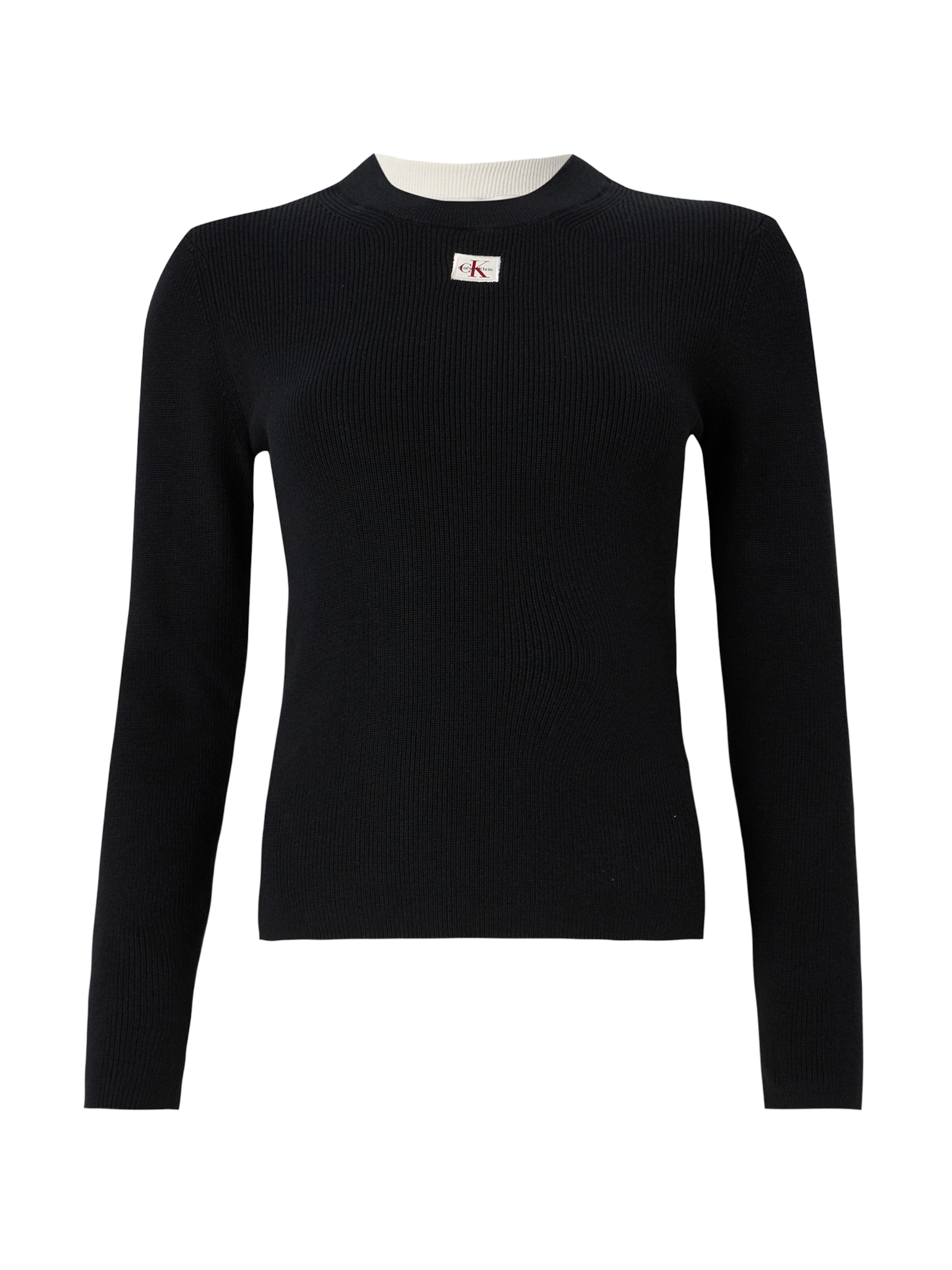 Calvin Klein Jeans Pulóver - fekete: elől