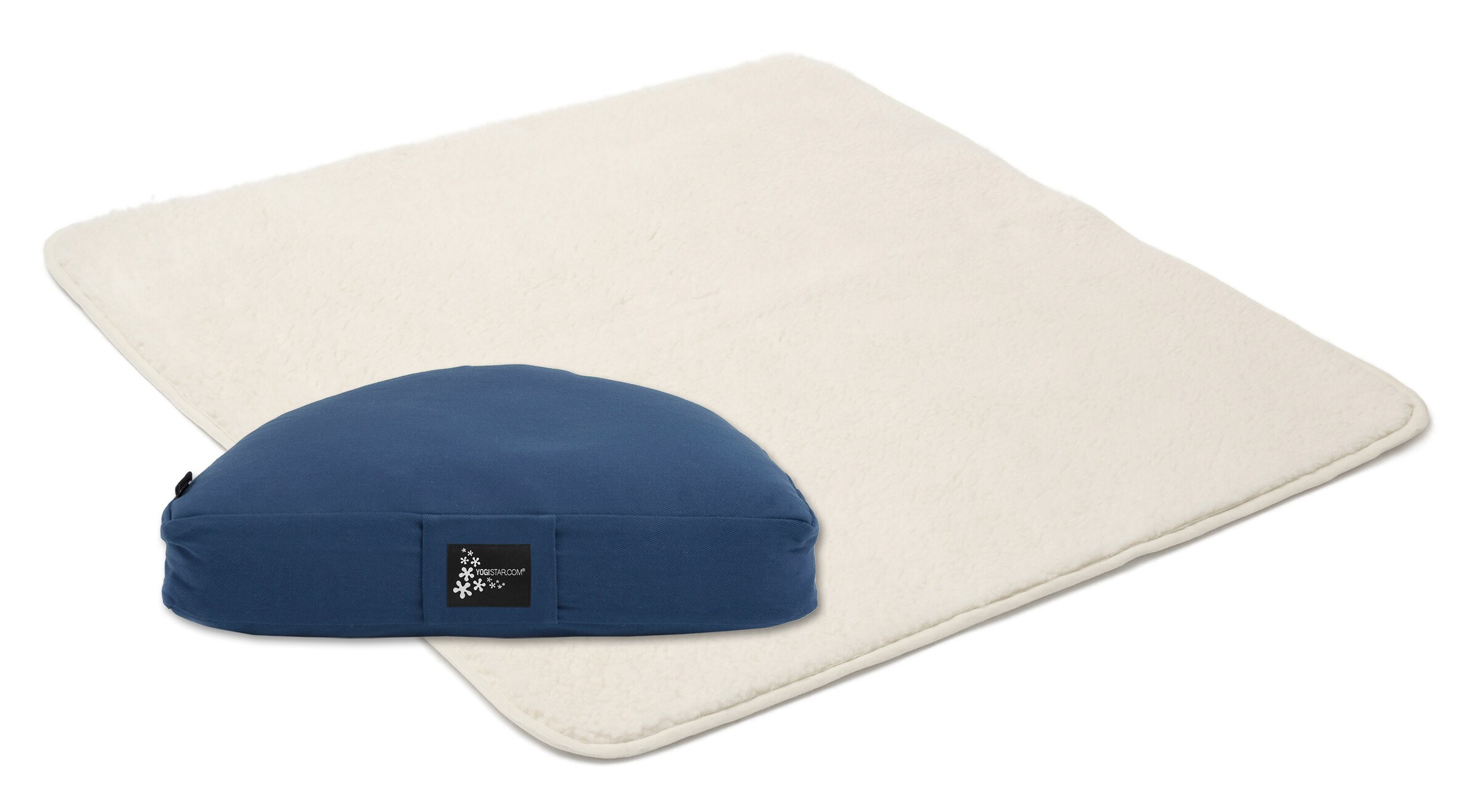 YOGISTAR.COM Mat in Blue: front