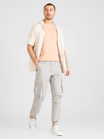 JACK & JONES Tapered Cargo nadrágok 'KANE NOAH' - szürke