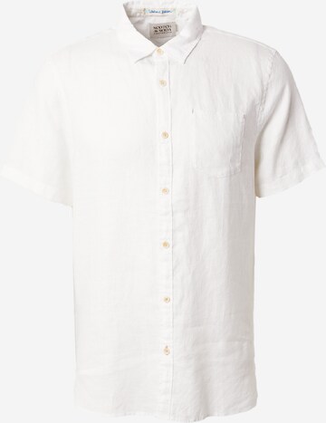 SCOTCH & SODA Regular fit Button Up Shirt in White: front