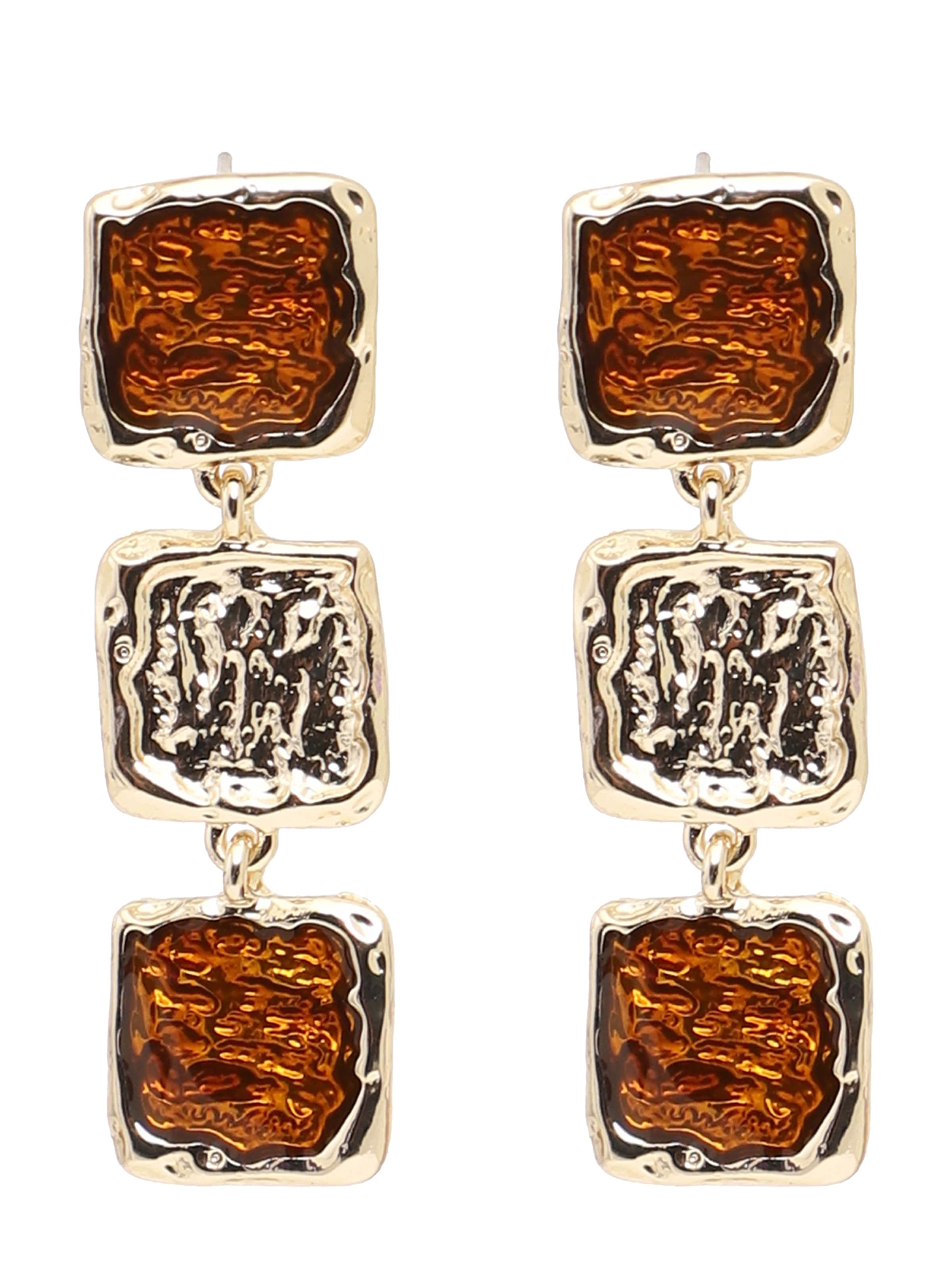 Orecchini 'Gargita' di SOHI in oro: frontale