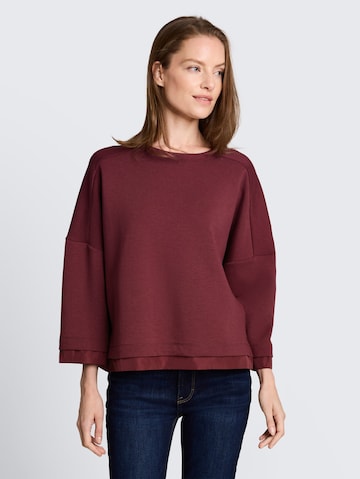TOM TAILOR Sweatshirt in Rot: Vorderseite
