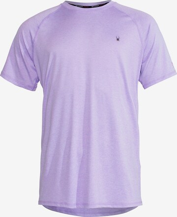 Spyder - Camisa funcionais em roxo: frente