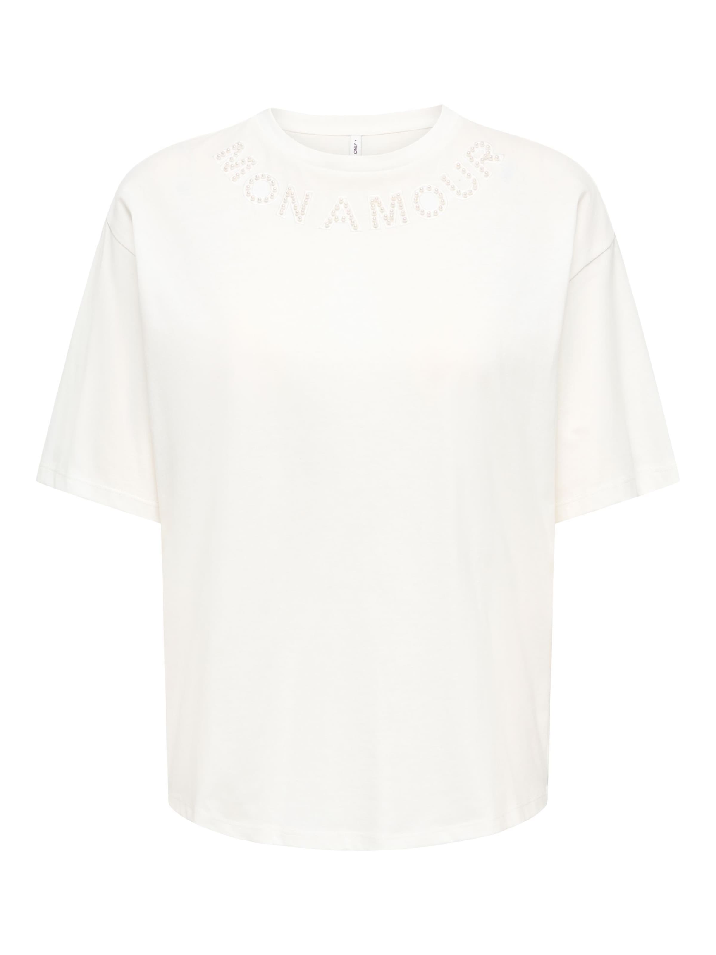 T-shirt 'ONLThalina' ONLY en blanc : devant