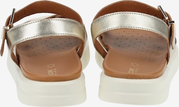 GEOX Strap Sandals in Gold
