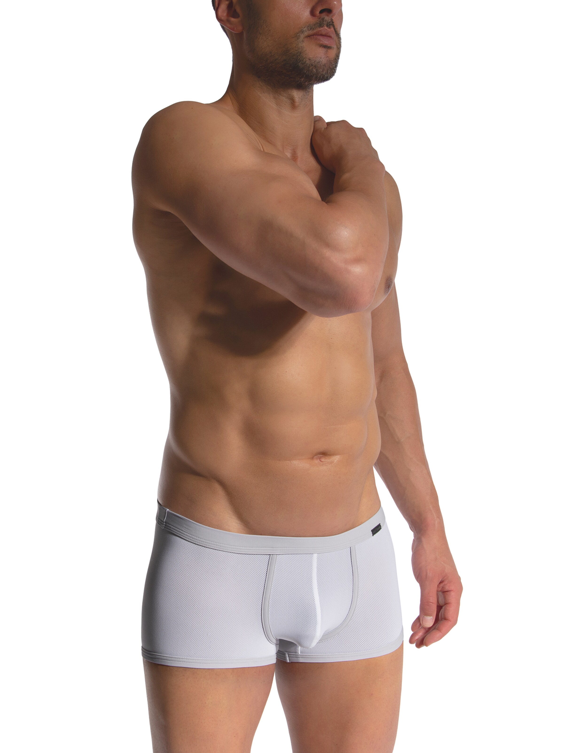 Olaf Benz Boxer shorts ' RED2477 Retropants ' in White: front