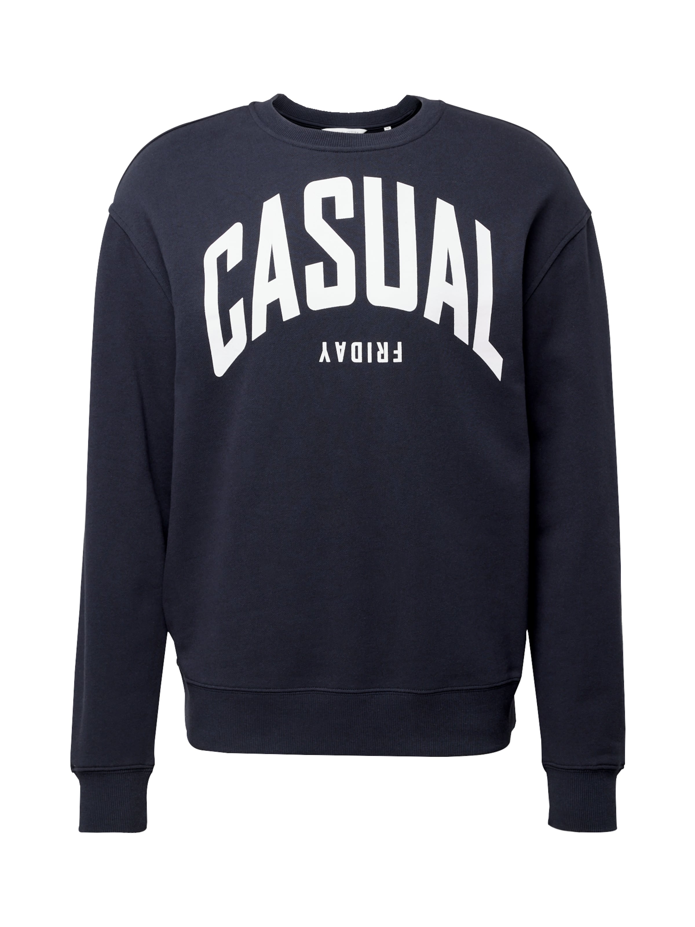 Casual Friday - Sweatshirt 'Sage' em azul: frente
