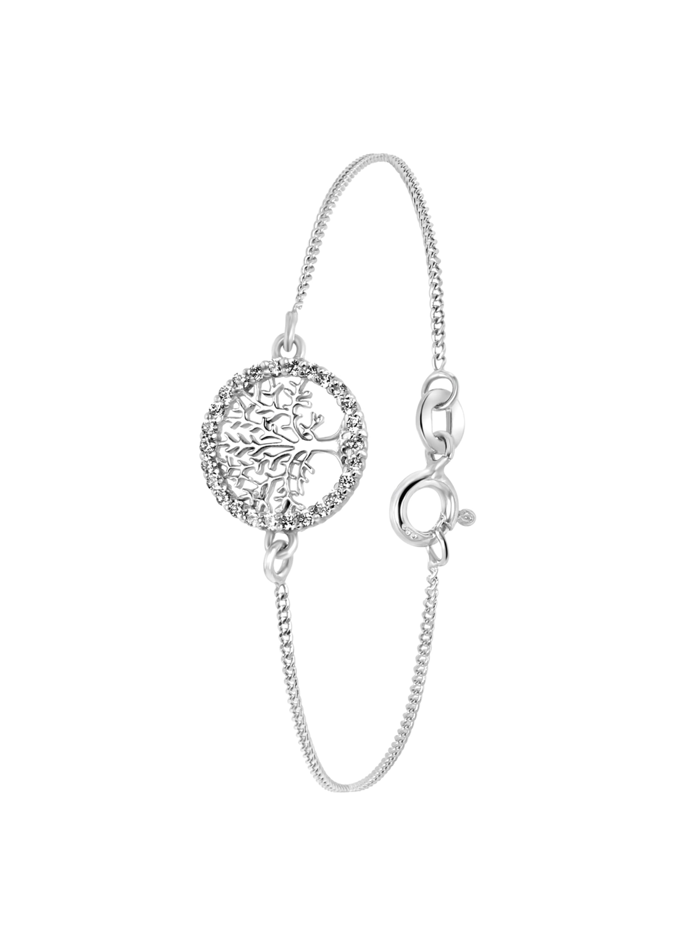 Lucardi Bracelet in Silver: front