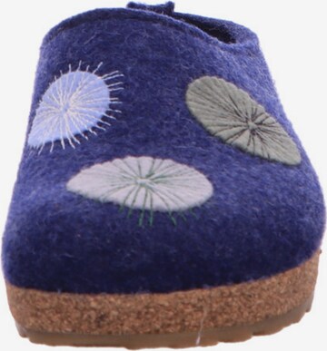 HAFLINGER Pantolette 'Radius' in Blau