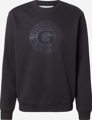 juoda GUESS Megztinis be užsegimo: priekis