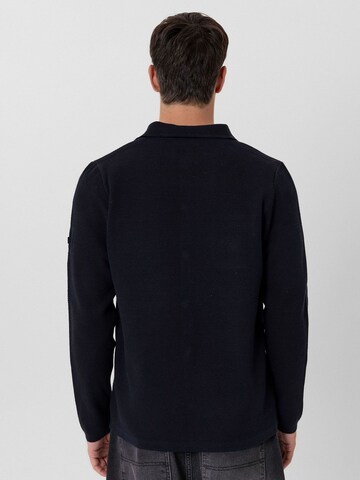 Jacey Quinn Knit cardigan 'Erick' in Blue