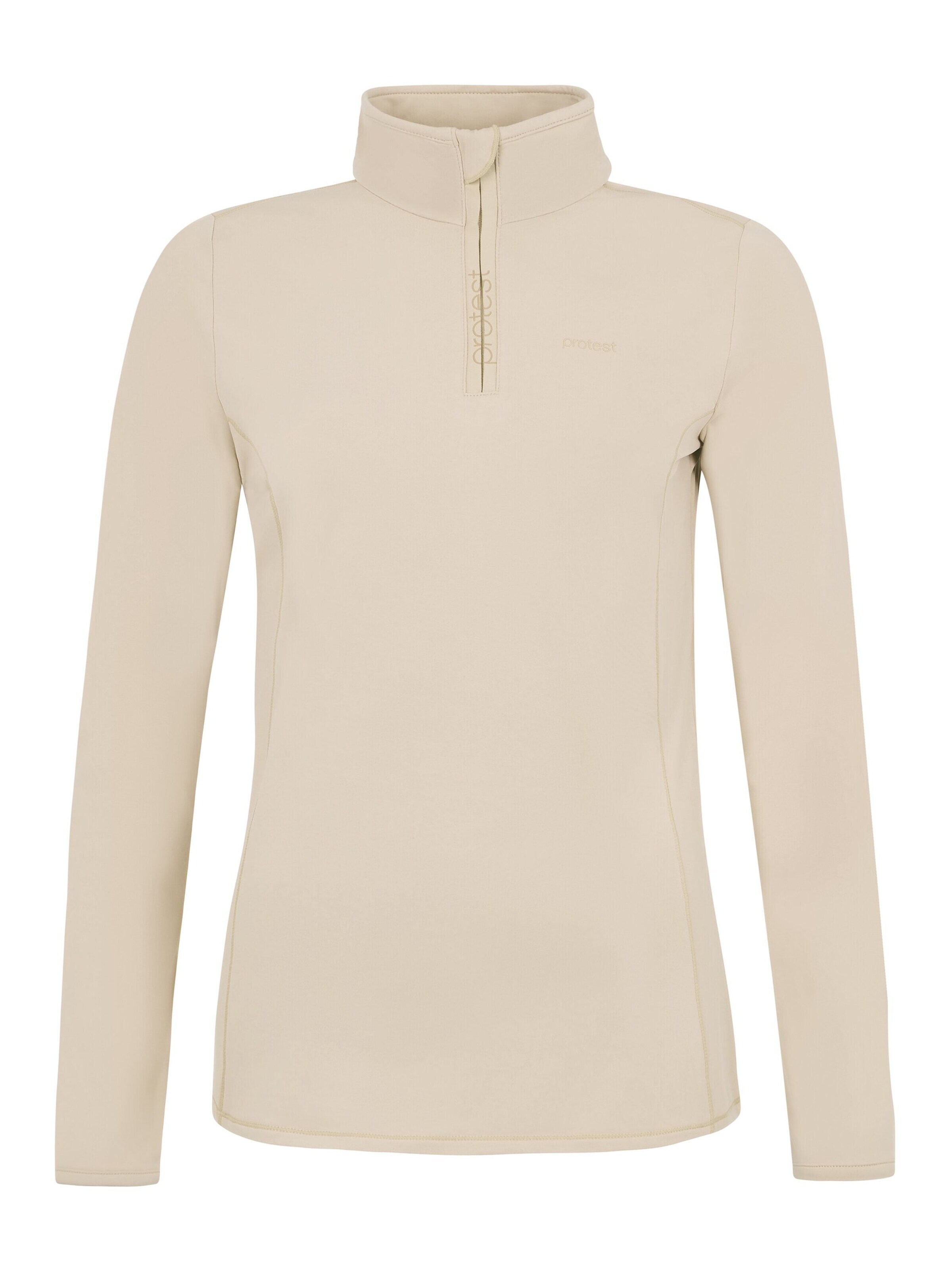 PROTEST Sportsweatshirt 'REFABRIZ'‌‌‌‌ in Beige: Vorderseite