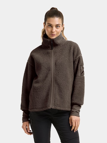 Didriksons Fleecejacke 'Melissa' in Braun: Vorderseite