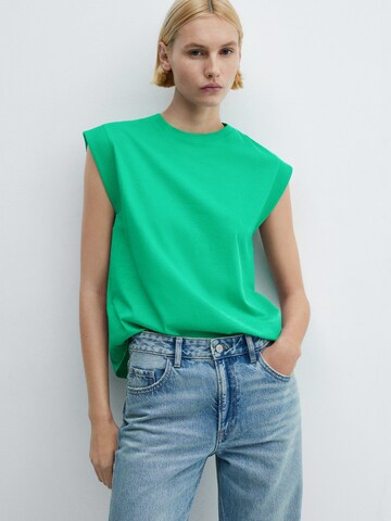 MANGO Shirt 'VIRI' in Green: front