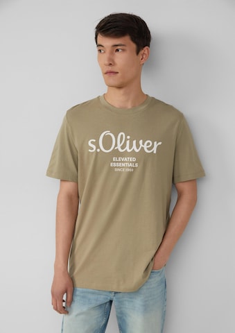T-Shirt s.Oliver en vert : devant