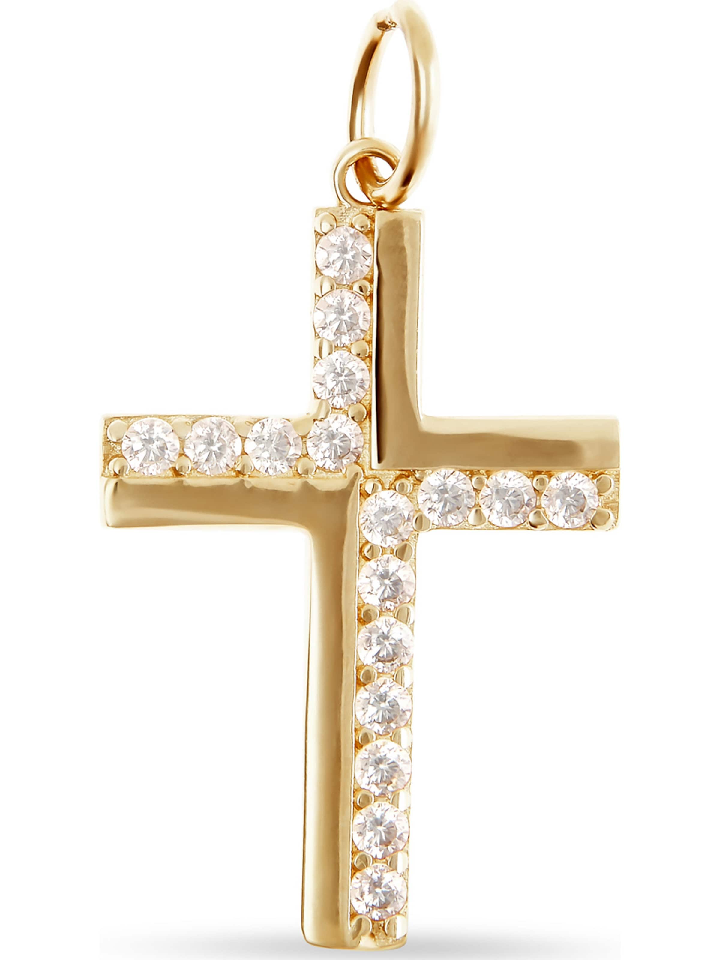 FAVS Pendant in Gold: front