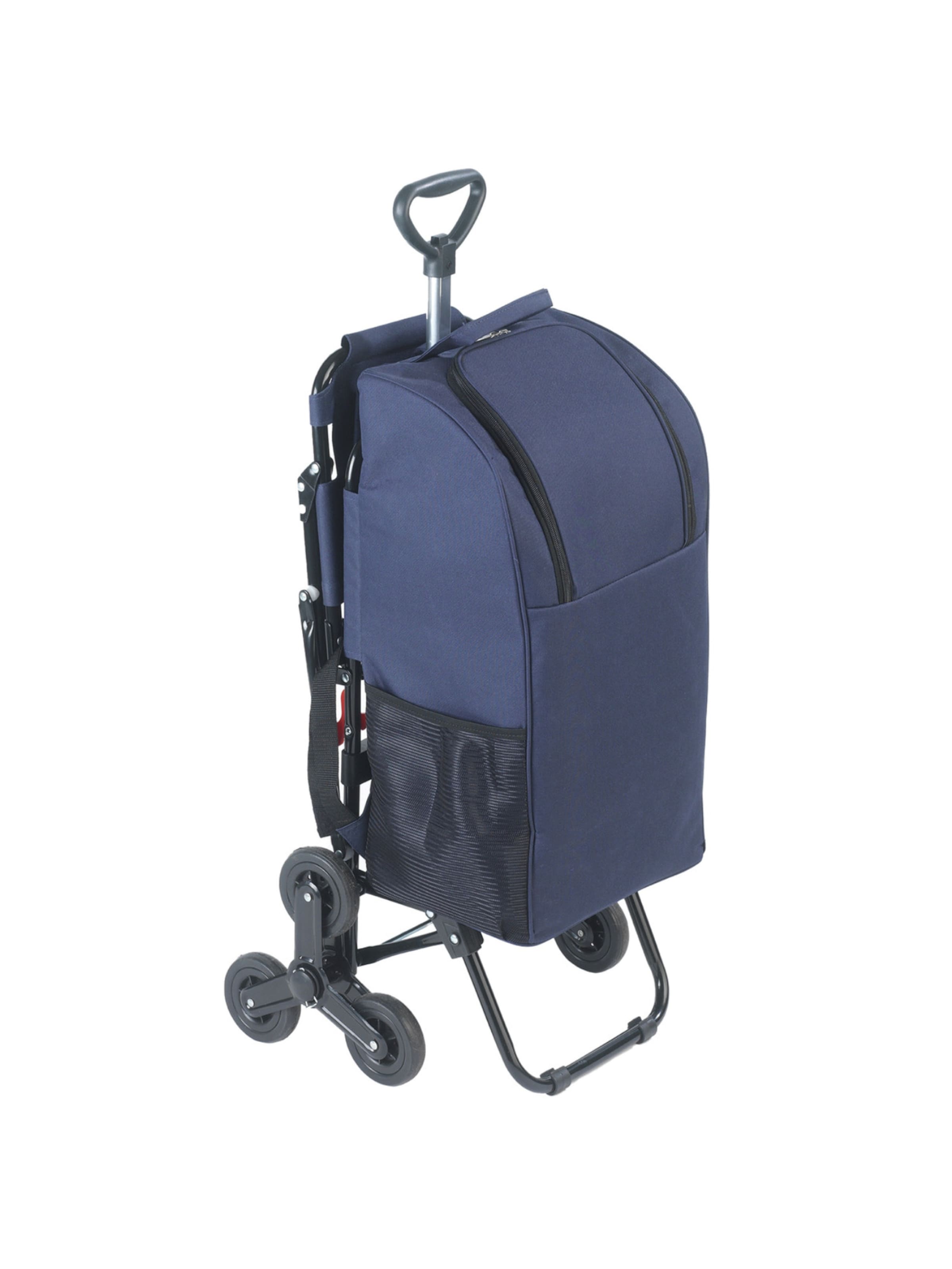 Wenko Trolley 'None' in Blau: Vorderseite