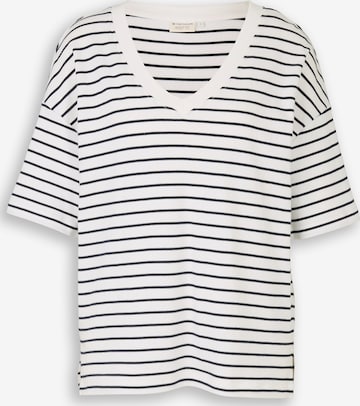 TOM TAILOR Shirt in Wit: voorkant