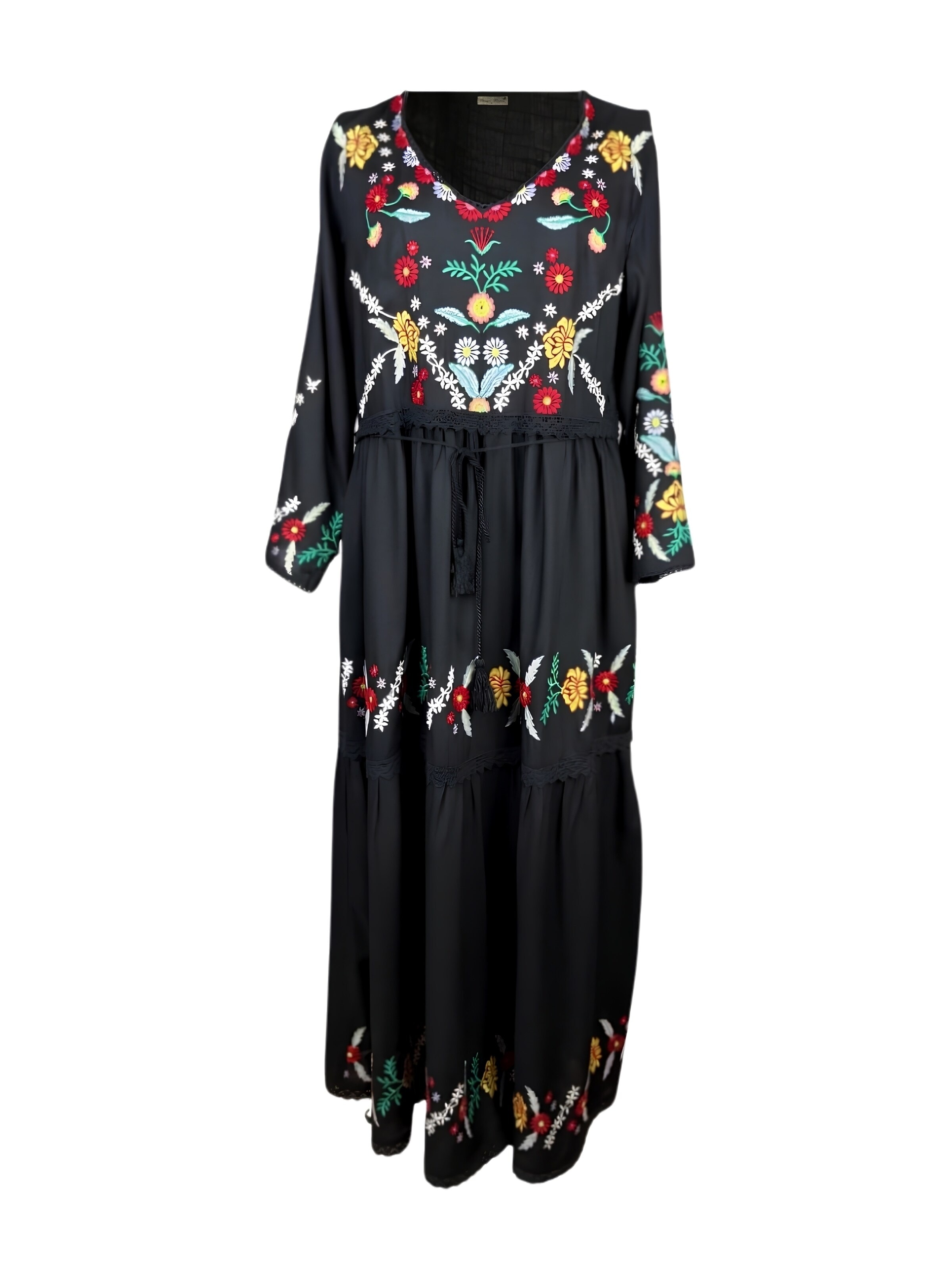 Rody’s forever Jurk 'Lässiges Damenkleid A26, schwarz , marimea M' in Zwart