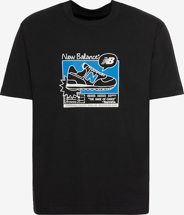 new balance Shirt in Black: front