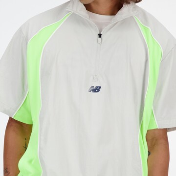 new balance Tussenjas 'Hoops Shooting Jacket' in Grijs