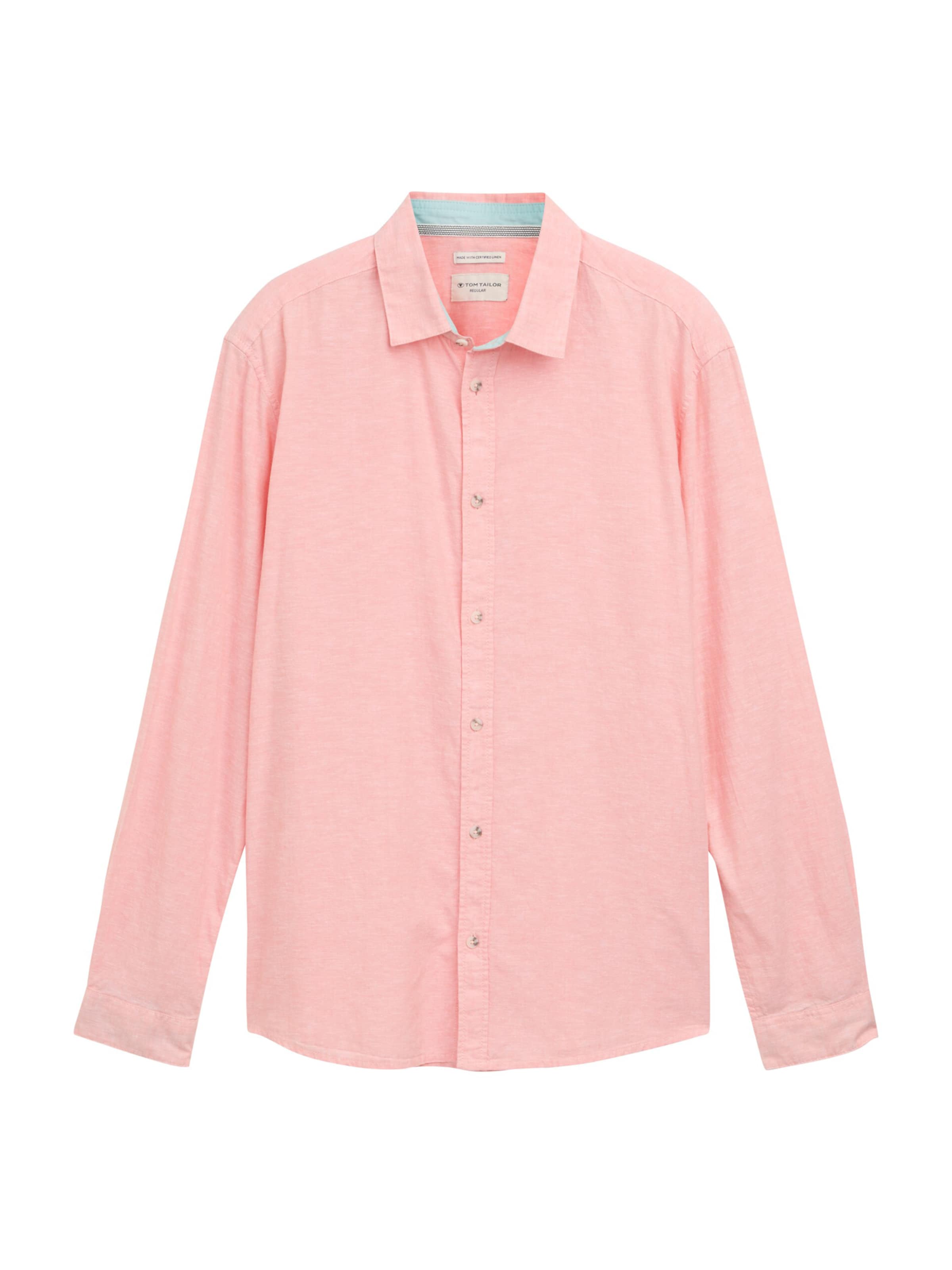 TOM TAILOR Overhemd in Oranje: voorkant