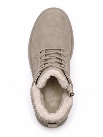 TorWeit Enkellaarsje 'Collar Lace Up Casual Ankle Boots' in Grijs