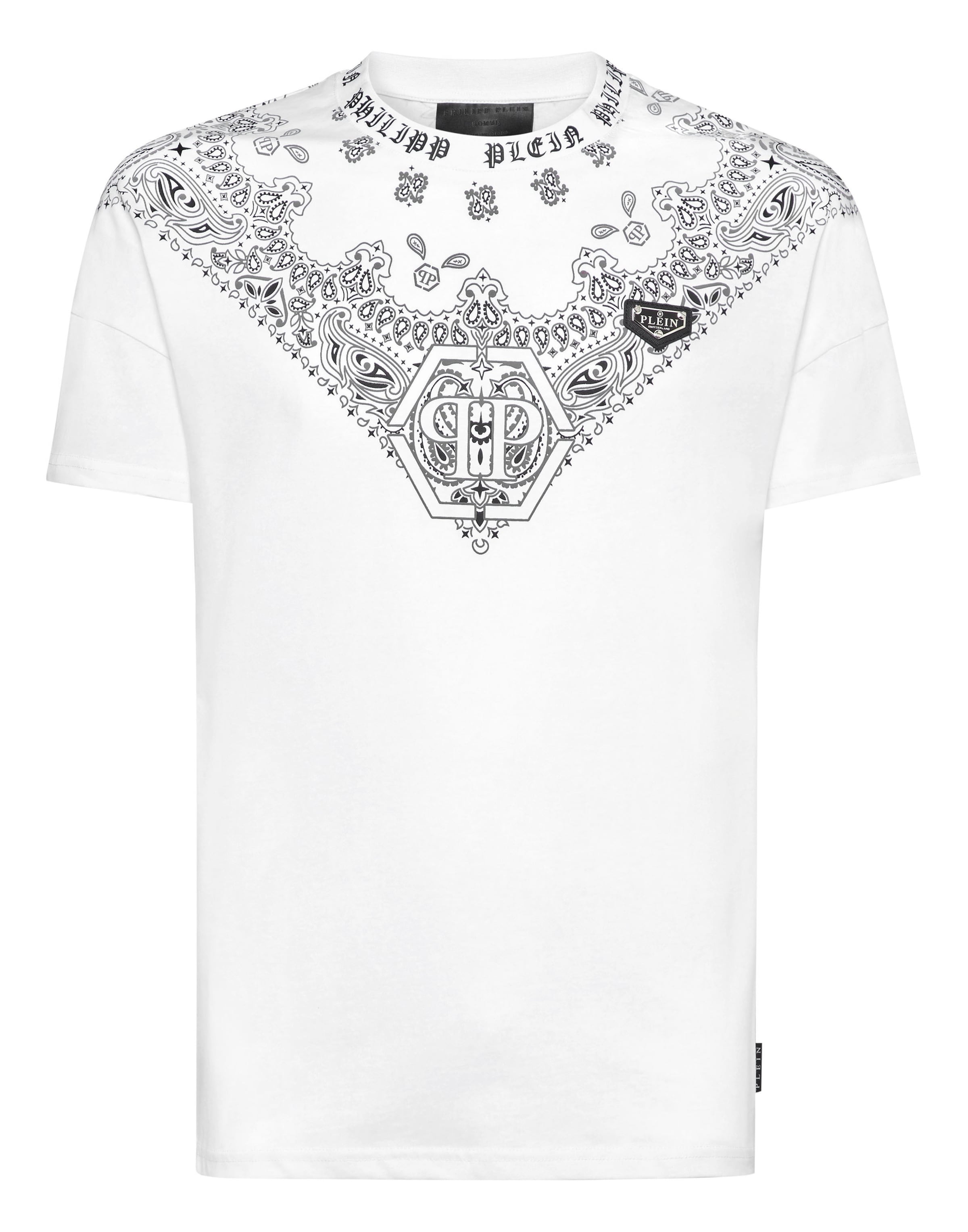 Philipp Plein - Camisa em branco: frente