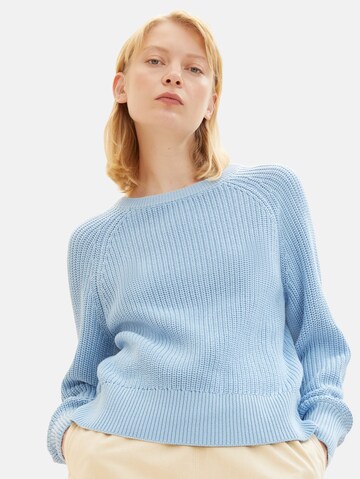 TOM TAILOR DENIM Pullover in Blau