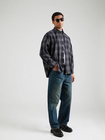 JACK & JONES Классический крой Рубашка 'JORROBB' в Черный