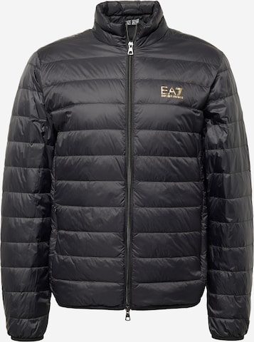 Geacă de iarnă de la EA7 Emporio Armani pe negru: față