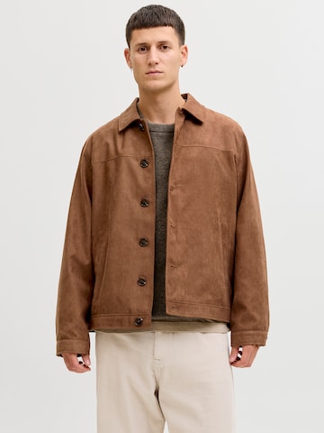 JACK & JONES Between-season jacket in Brown: front