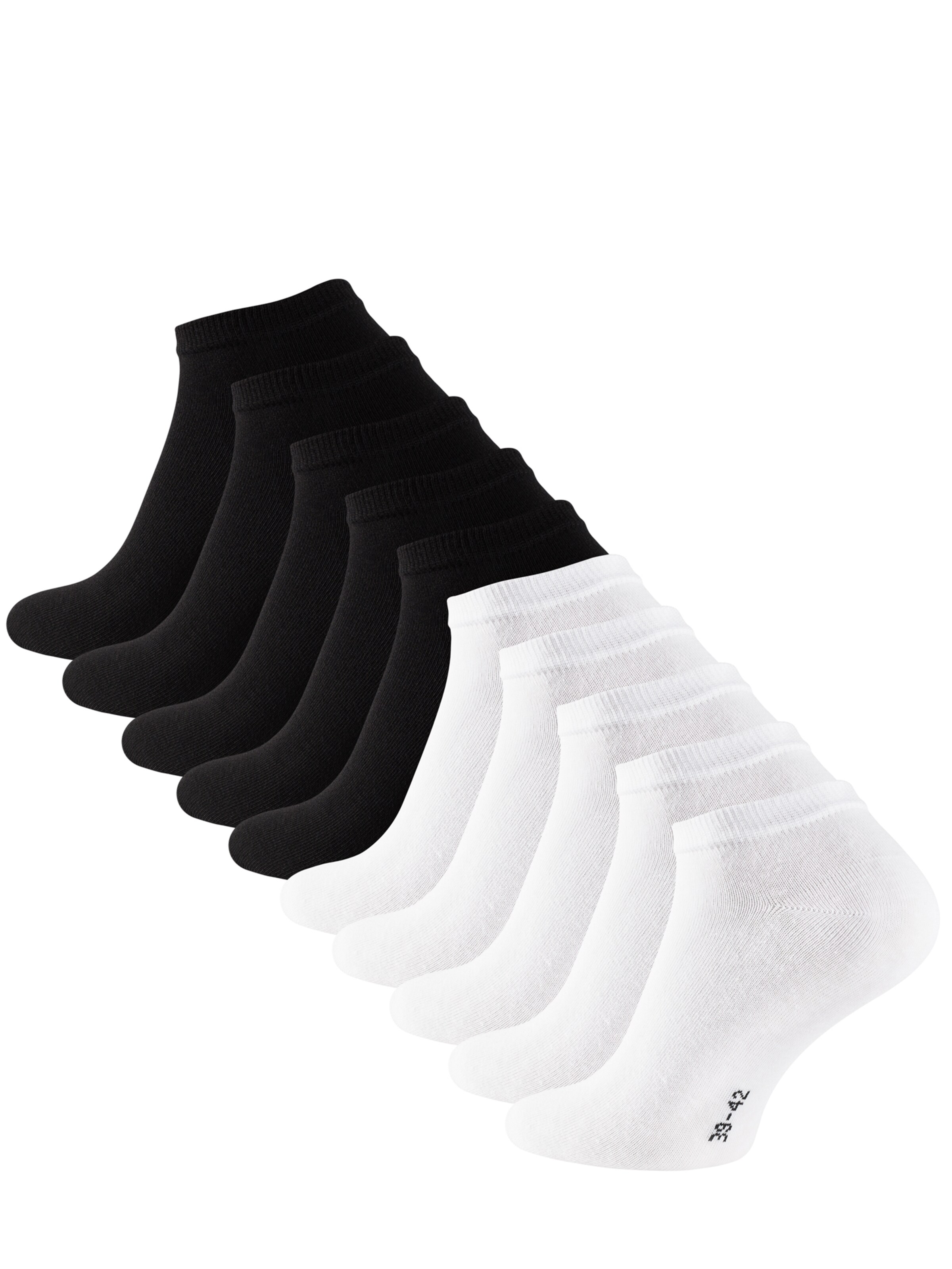 Cotton Prime Socken in Schwarz: Vorderseite