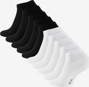 Cotton Prime Socken in Schwarz: Vorderseite