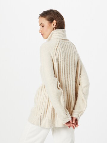 Free People Sweter 'BIG CITY' w kolorze beżowy