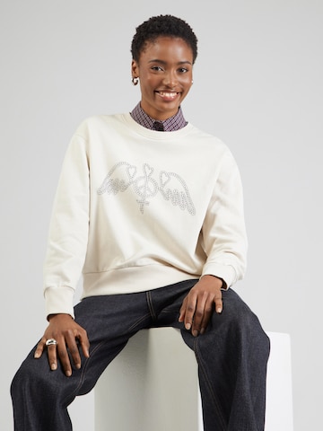 Sweat-shirt 'MMJaylin' MOS MOSH en beige : devant