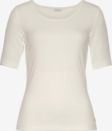 LASCANA Schlafshirt in Beige: predná strana