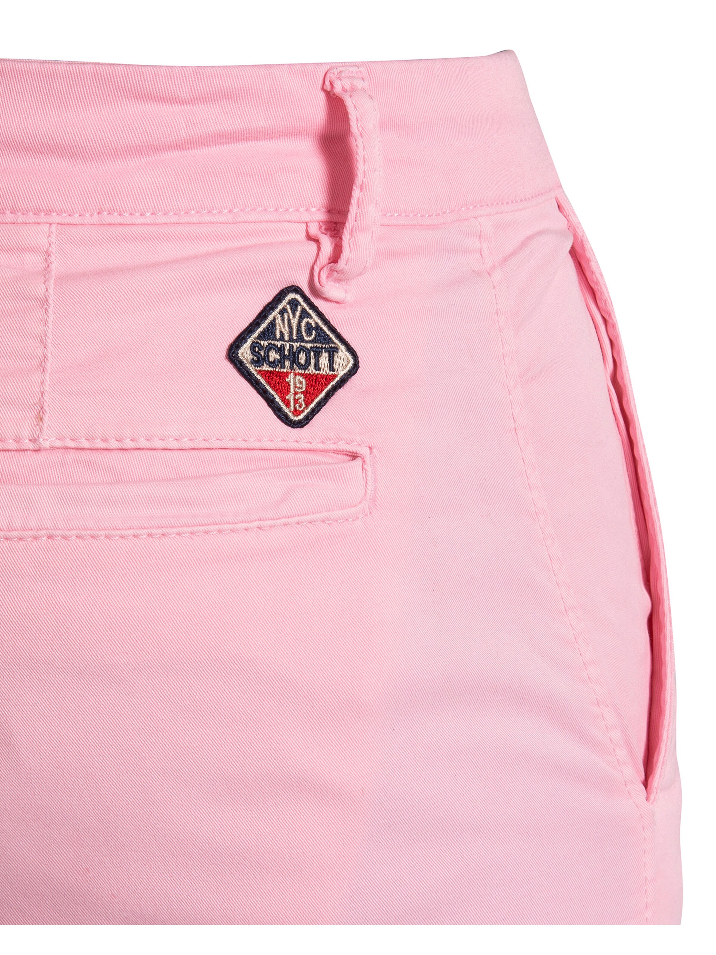 Schott NYC Slim fit Pants in Pink