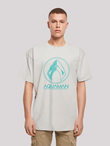 F4NT4STIC Shirt 'DC Comics Aquaman' in Grau: Vorderseite