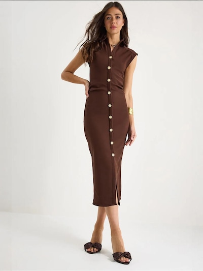 Bianco Lucci Dress in Dark brown, Item view