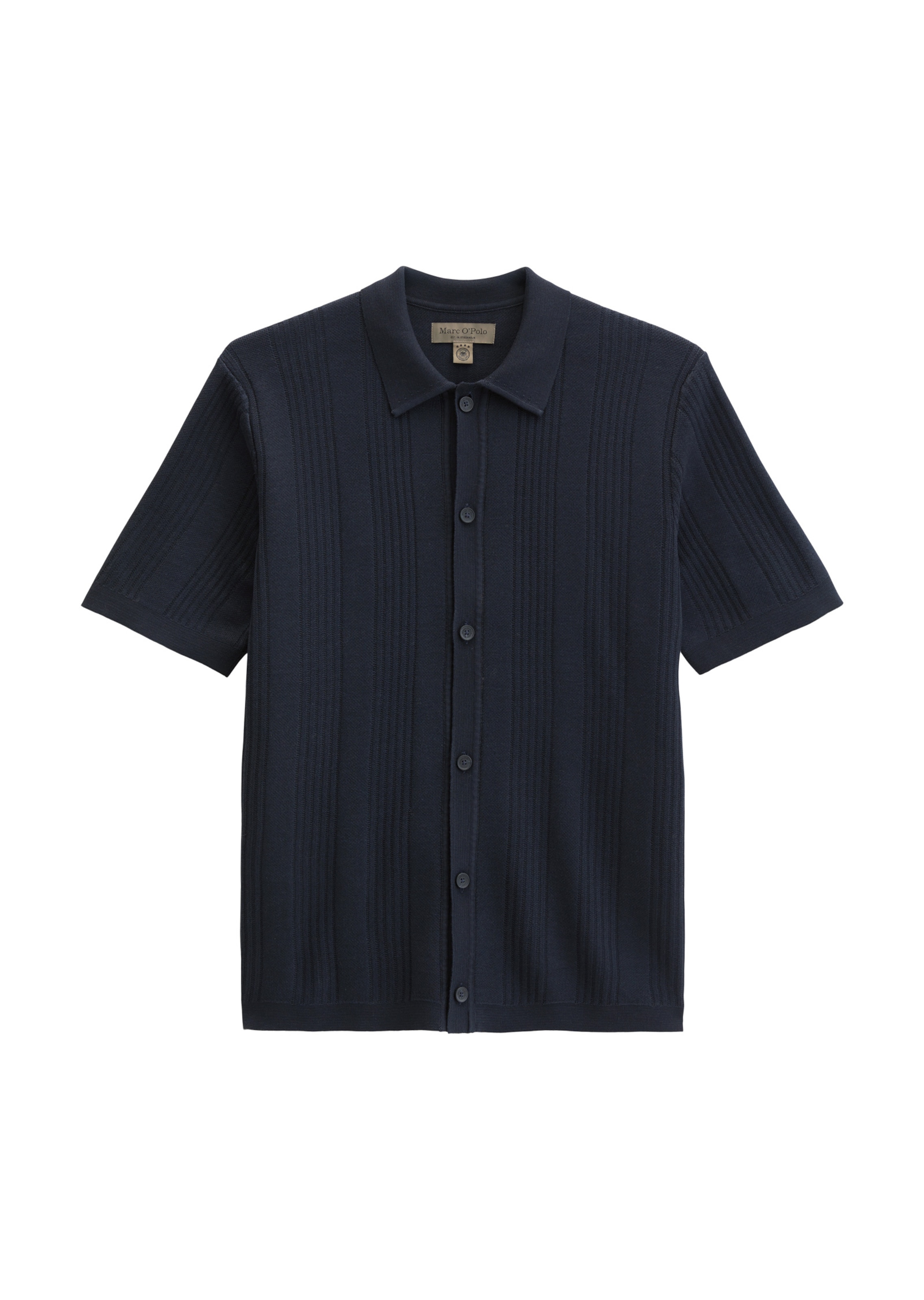 Marc O'Polo Regular Fit Hemd in Blau: Vorderseite