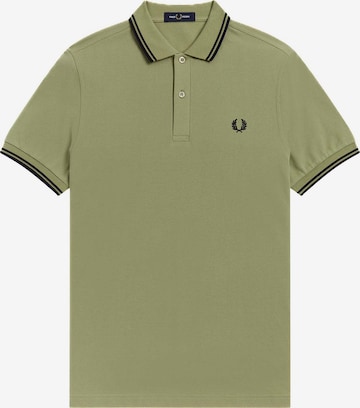 Fred Perry Regular fit Button Up Shirt in Green: front