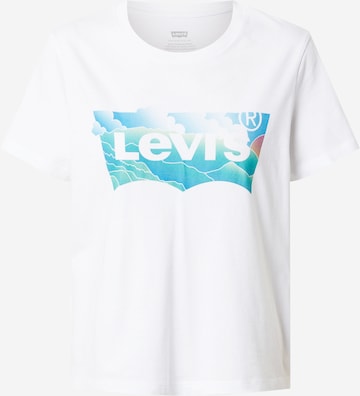 LEVI'S ® T-shirt 'Graphic Jordie Tee' i vit: framsida