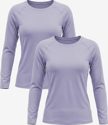 MEETWEE Shirt 'UPF 50+' in Lila: voorkant