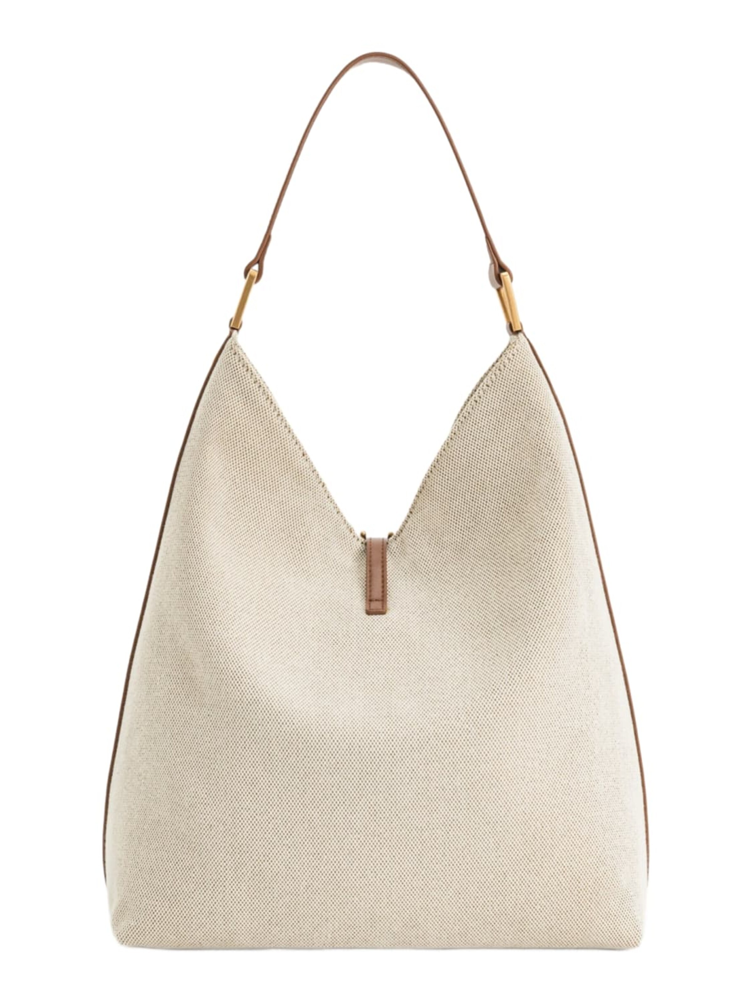 JW PEI - Bolso de hombro 'JW PEI Sac Bandoulière Aria Brown Canvas' en marrón